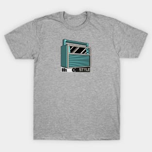 80s Style Retro Vintage Radio T-Shirt